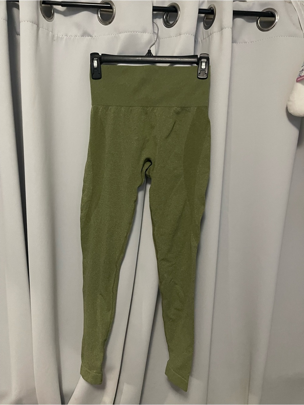 Olive Green High-Waist Leggings